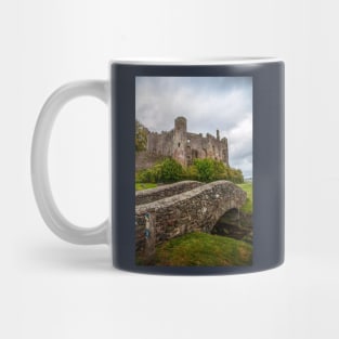 Laugharne Castle And Bridge, Carmarthenshire, Wales Mug